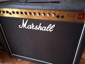 "MARSHALL" 5213 mos-fet 100 reverb twin - китарно комбо