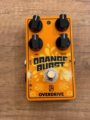 Caline CP-516 Orange Burst Overdrive Guitar Effect Pedal True Bypass