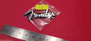 Fender Spaghetti Logo 3D табелки