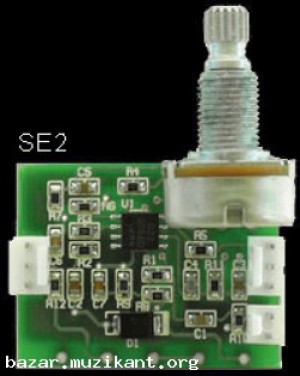 Активна електроника за бас китара 2-лентова