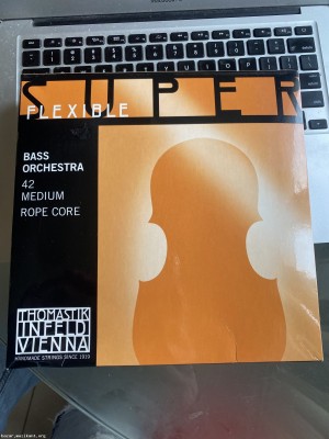 Струни Контрабас Thomastik Super Flexible Bass Orheestra 42 medium Rope Core Нови