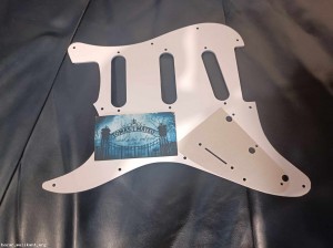 White Strat Pickguard