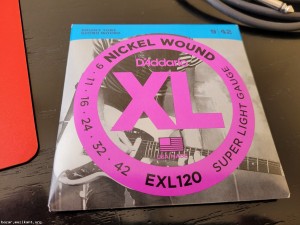 D'Addario EXL120, Струни за електрическа китара 09-42