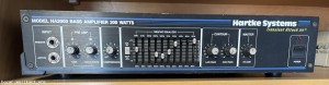 HARTKE SYSTEM model HA 2000 bass amplifier 200W