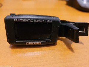 Тунер за китара, бас и укелеле Boss TU-01 - 20 лв.