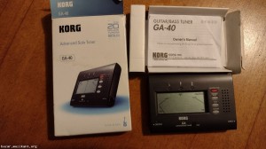 Тунер за китара и бас Korg GA40