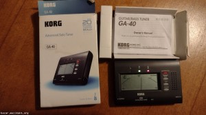 Тунер за китара и бас Korg GA40