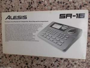 Alesis SR16 drum machine