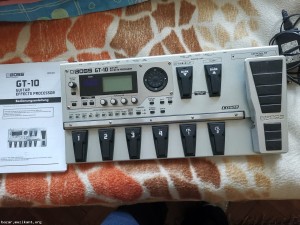 Boss gt 10 guitar processor