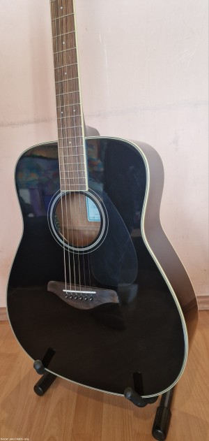 Yamaha TransAcoustic FG-TA, цвят - черен