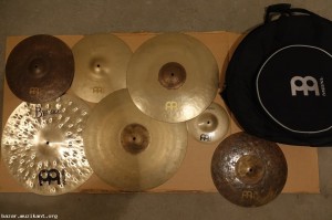 Meinl Byzance Vintage and Traditional cymbal set