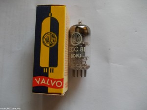 Радиолампа нова ECC81/12AT7 VALVO